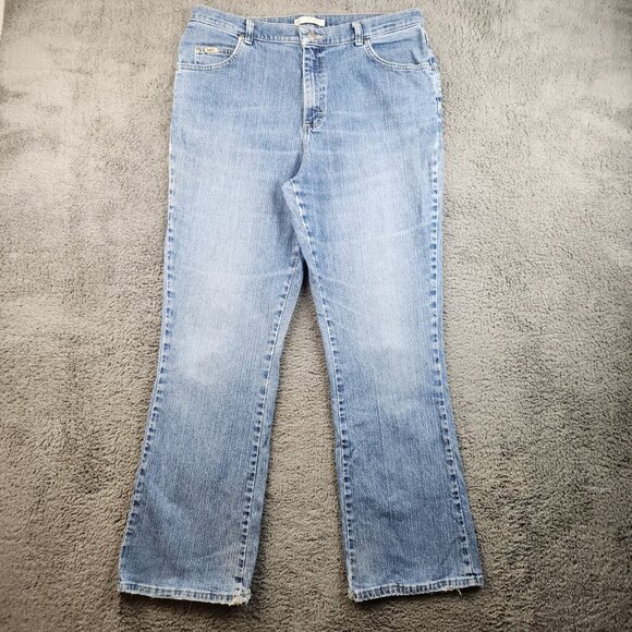 Levi's Denim - Levi's Relaxed Boot Cut Jeans Women's 16M Blue Stretch High Rise Western Denim